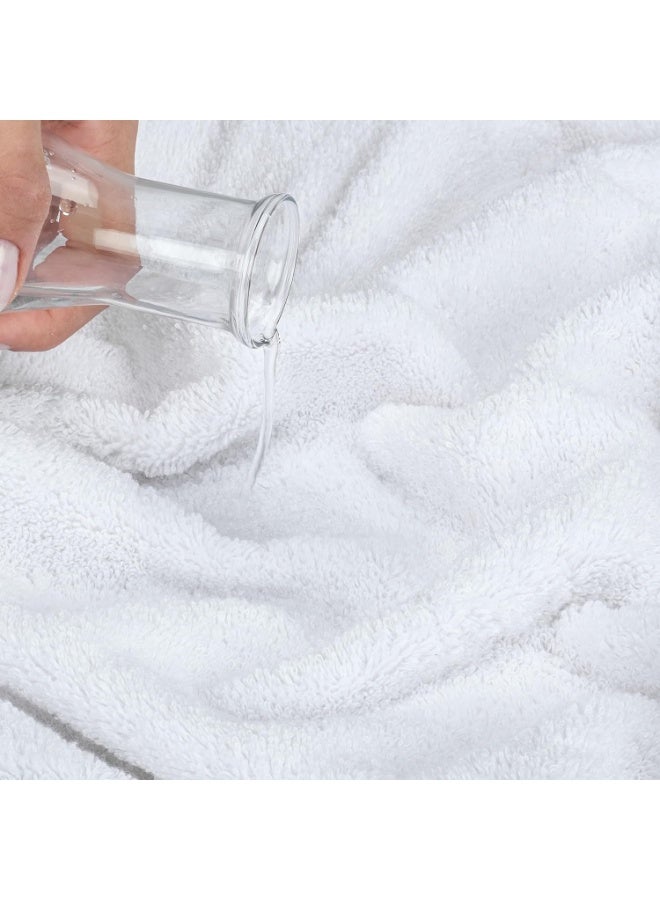 Oversized Bath Sheet, 100% Cotton 40x80 Clearance Bath Towel Sheet, Jumbo Large Bath Towel for Bathroom, White Bath Sheet - Image 5